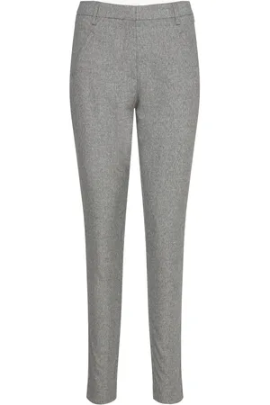 Fiveunits Angeliefv Pure Bottoms Trousers Slim Fit Trousers Grey