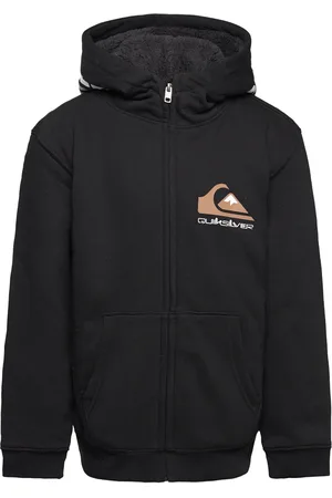 Quiksilver Best Wave Sherpa Youth Outerwear Fleece Outerwear Fleece Jackets Black