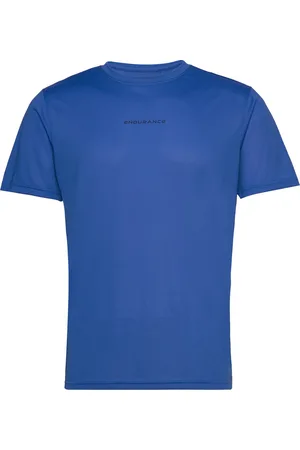 Endurance Alan M S/S Tee Sport Men Men Sports Clothes Sport Tops Sport T-shirts Blue