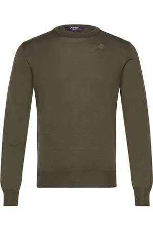 K-Way Sebastien Merino Tops Knitwear Round Necks Green