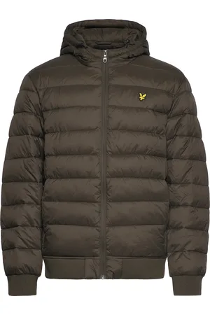 Lyle & Scott Wadded Jacket Vuorillinen Takki Topattu Takki Green