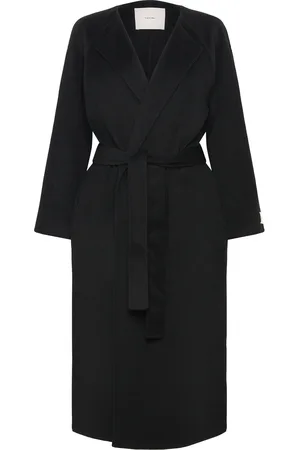 Calvin Klein Df Wool Archive Coat Outerwear Coats Winter Coats Black