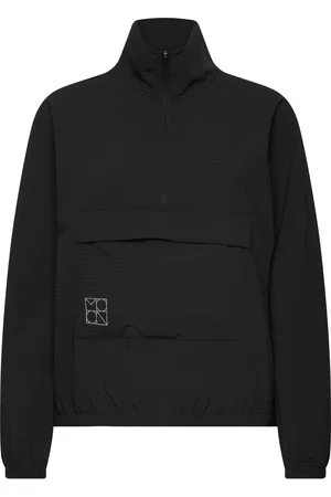 MOONCHILD YOGA WEAR Atlas Track Anorak Sport Sport Clothing Sport Outerwear Sport Jackets Sport Anoraks Black
