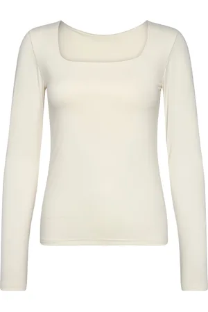 Rosemunde Long Sleeve T-Shirt Tops T-shirts & Tops Long-sleeved White