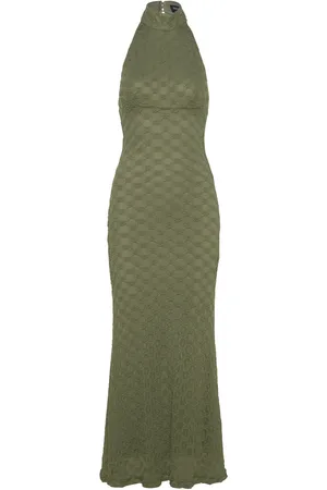 Bardot Ola Lace Midi Dress Maksimekko Juhlamekko Khaki Green