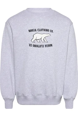 Makia Arctic Sweatshirt Tops Sweat-shirts & Hoodies Sweat-shirts Grey