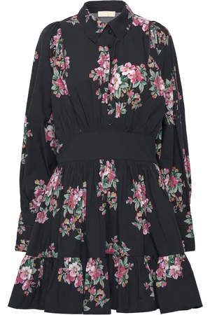 by Ti Mo Poplin Mini Dress Designers Knee-length & Midi Black