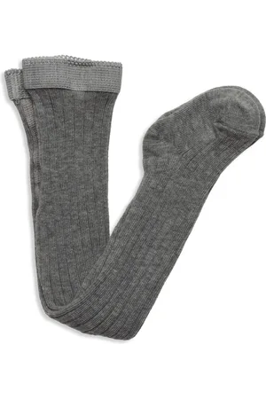 mp Denmark Tights Cotton Rib Sukkahousut Grey