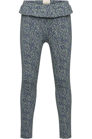 Creamie Pants Modal Bottoms Trousers Blue