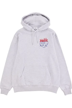Makia Brokenhearted Hooded Sweatshirt Tops Sweat-shirts & Hoodies Hoodies Grey