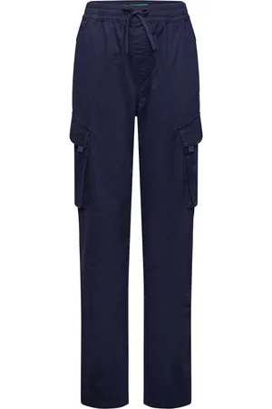 Benetton Trousers Bottoms Cargo Pants Navy