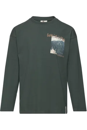 EN FANT T-Shirt Ls Tops T-shirts Long-sleeved T-shirts Green