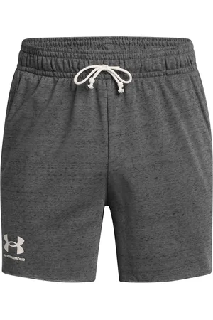 Under Armour Ua Rival Terry 6In Short Sport Shorts Sport Shorts Grey