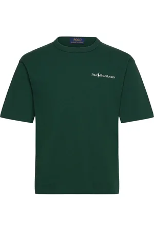 Ralph Lauren Relaxed Fit Logo Jersey T-Shirt Tops T-shirts Short-sleeved Green