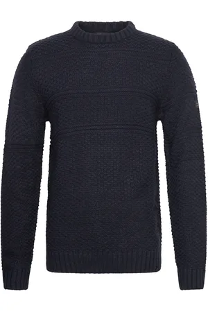 INDICODE Inshores Tops Knitwear Round Necks Navy