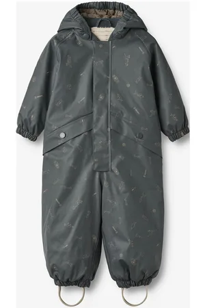 WHEAT Thermo Rainsuit Aiko Outerwear Coveralls Rainwear Coveralls Green