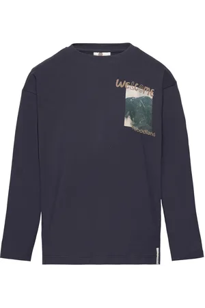 EN FANT T-Shirt Ls Tops T-shirts Long-sleeved T-shirts Navy