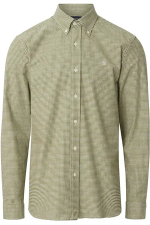 Lexington Classic Cotton Linen Shirt Tops Shirts Casual Green