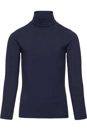 Benetton T-Shirt L/S Tops T-shirts Long-sleeved T-shirts Navy