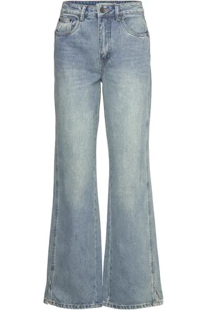 Gestuz Kathagz Hw Straight Jeans Bottoms Jeans Straight-regular Blue