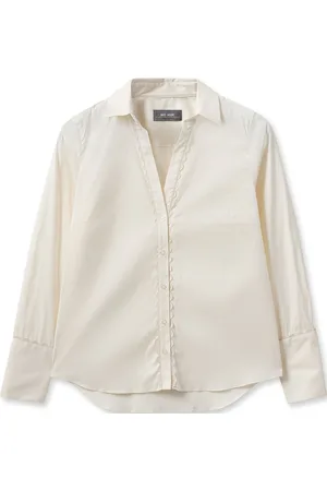Mos Mosh Mmsybel Wave Shirt Tops Shirts Long-sleeved Cream