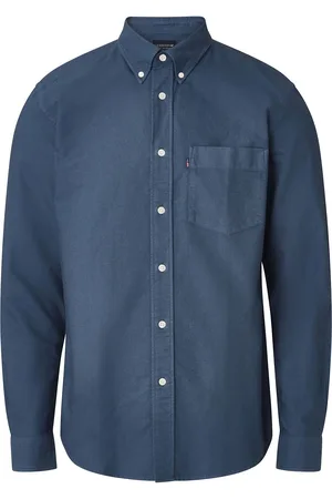 Lexington Casual Oxford B.d Shirt Tops Shirts Casual Blue
