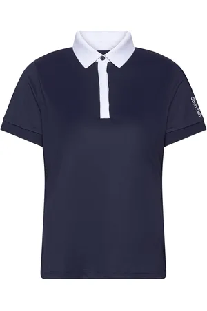 Calvin Klein Whitney Short Sleeve Polo Sport Women Sport Clothing Sports Tops & T-shirts Sport Polos Navy