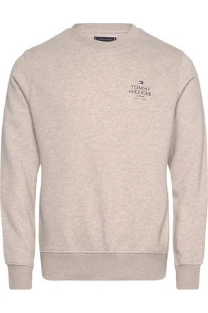 Tommy Hilfiger Hilfiger Stack Sweatshirt Tops Sweat-shirts & Hoodies Sweat-shirts Beige