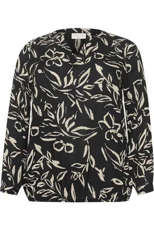 Kaffe Kcdiana Blouse Tops Blouses Long-sleeved Black