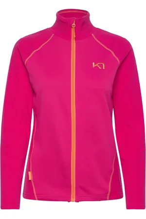 Kari Traa Kari F/Z Fleece Sport Sweat-shirts & Hoodies Fleeces & Midlayers Pink