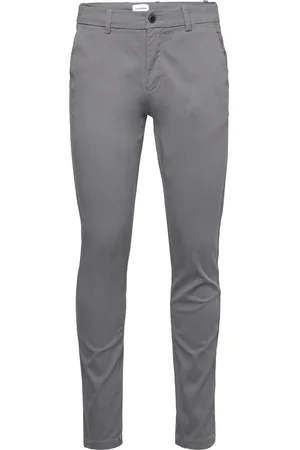 Lindbergh Superflex Chino Pants Bottoms Trousers Chinos Grey