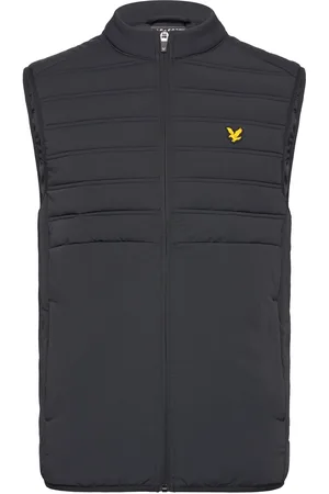 Lyle & Scott Hybrid Double Baffle Gilet Sport Sport Clothing Sport Outerwear Sport Jackets Sport Vests Black