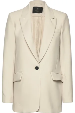 Bruuns Bazaar Cindysusbbfrida Blazer Blazers Single Breasted Blazers Cream