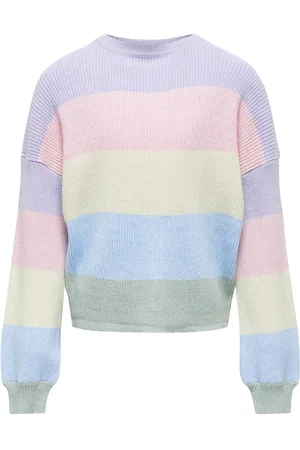 ONLY Kogsandy L/S Stripe Pullover Knt Noos Tops Knitwear Pullovers Multi/patterned