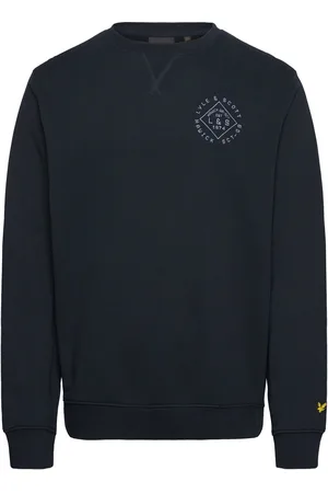 Lyle & Scott Stamp Crew Neck Sweatshirt Tops Sweat-shirts & Hoodies Sweat-shirts Navy