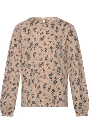 EN FANT T-Shirt Ls Tops T-shirts Long-sleeved T-shirts Beige