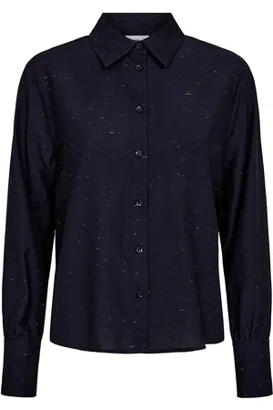 Numph Nujona Shirt Tops Shirts Long-sleeved Blue