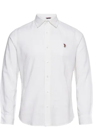 U.S. Polo Assn. Uspa Shirt Bolt Men Tops Shirts Casual White