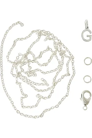 me&my BOX Letter G Sp With O-Ring, Chain And Clasp Toys Creativity Drawing & Crafts Craft Jewellery & Accessories Silver