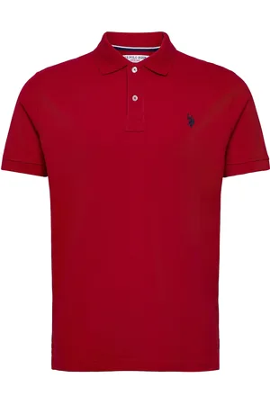 U.S. Polo Assn. Uspa Polo Alfred Men Tops Polos Short-sleeved Red
