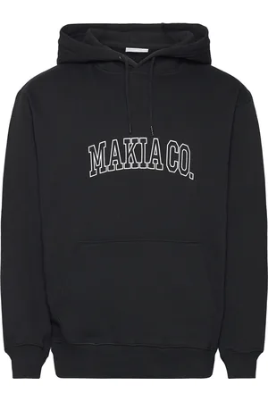 Makia Nord Hooded Sweatshirt Tops Sweat-shirts & Hoodies Hoodies Black