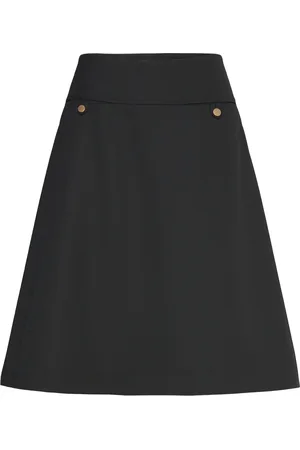Naja Lauf Melody Skirt Extra Suiting Skirts Knee-length & Midi Skirts Black