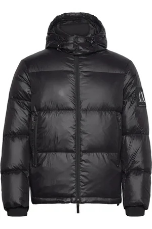 Armani Exchange Down Jacket Villakangastakki Pitkä Takki Black