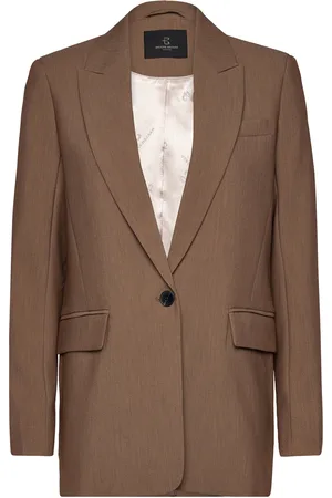 Bruuns Bazaar Cindysusbbfrida Blazer Blazers Single Breasted Blazers Brown