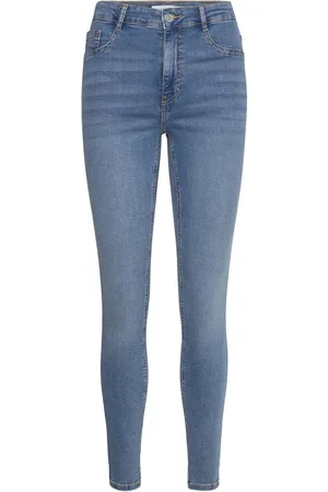 Gina Tricot Molly High Waist Jeans Bottoms Jeans Skinny Blue