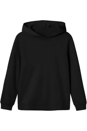 LMTD Nlnnizu Ls Bru Sweat W. Hood Noos Tops Sweat-shirts & Hoodies Hoodies Black