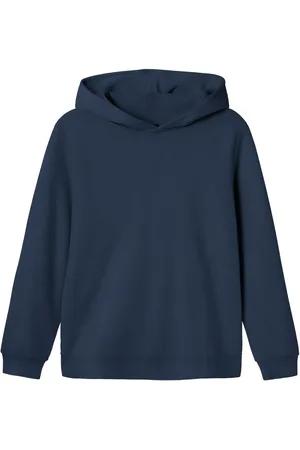 LMTD Nlnnizu Ls Bru Sweat W. Hood Noos Tops Sweat-shirts & Hoodies Hoodies Navy