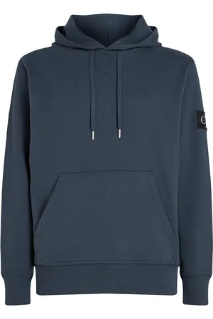 Calvin Klein Badge Hoodie Tops Sweat-shirts & Hoodies Hoodies Blue