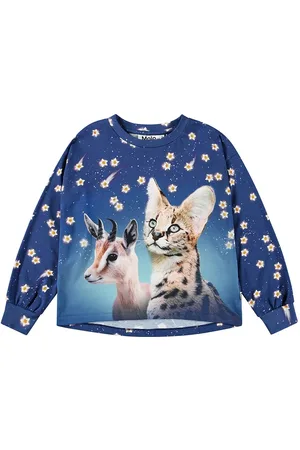 Molo Reniza Tops T-shirts Long-sleeved T-shirts Blue