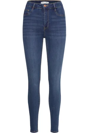 Gina Tricot Molly High Waist Jeans Bottoms Jeans Skinny Blue